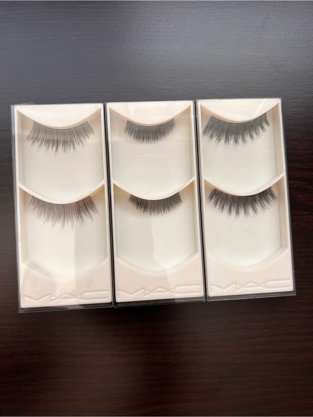 MAC vintage Cosmetics Black False Eyelashes - 3 sets